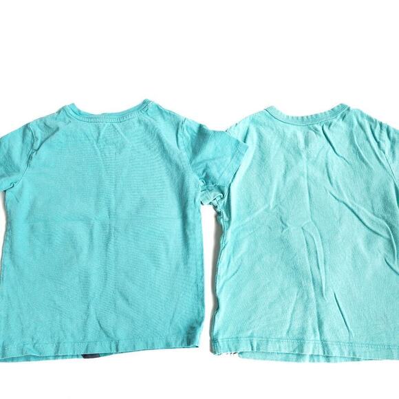 Gap 3T Ocean Short Sleeve Tee Bundle Sharks Octopus Sea Life Teal - Picture 2 of 3